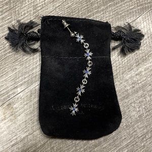 Authentic Chrome hearts 5-link tiny E earring